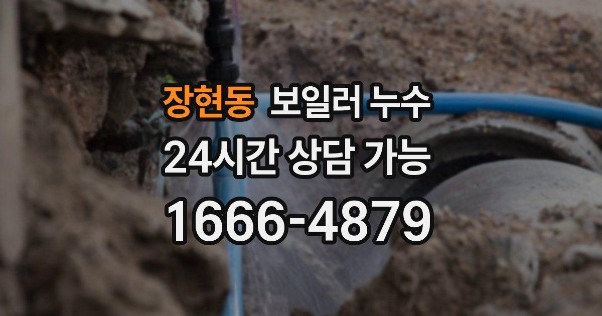 장현동 보일러 누수