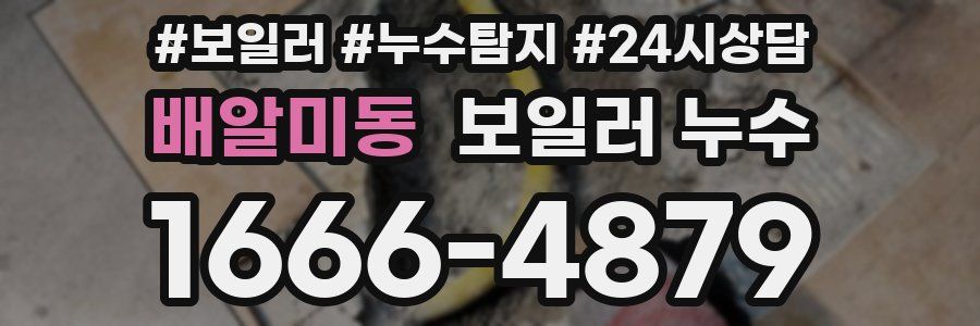 배알미동 누수탐지