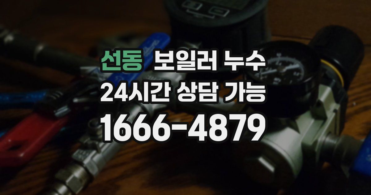 선동 보일러 누수