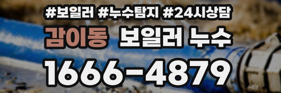 감이동 누수탐지