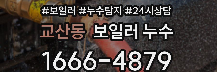 교산동 누수탐지