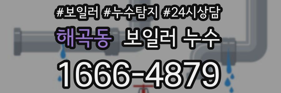 해곡동 누수탐지