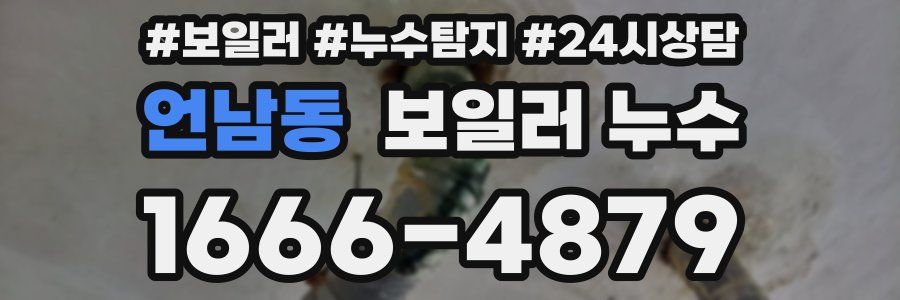 언남동 누수탐지