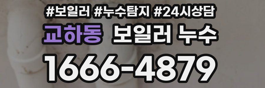 교하동 누수탐지