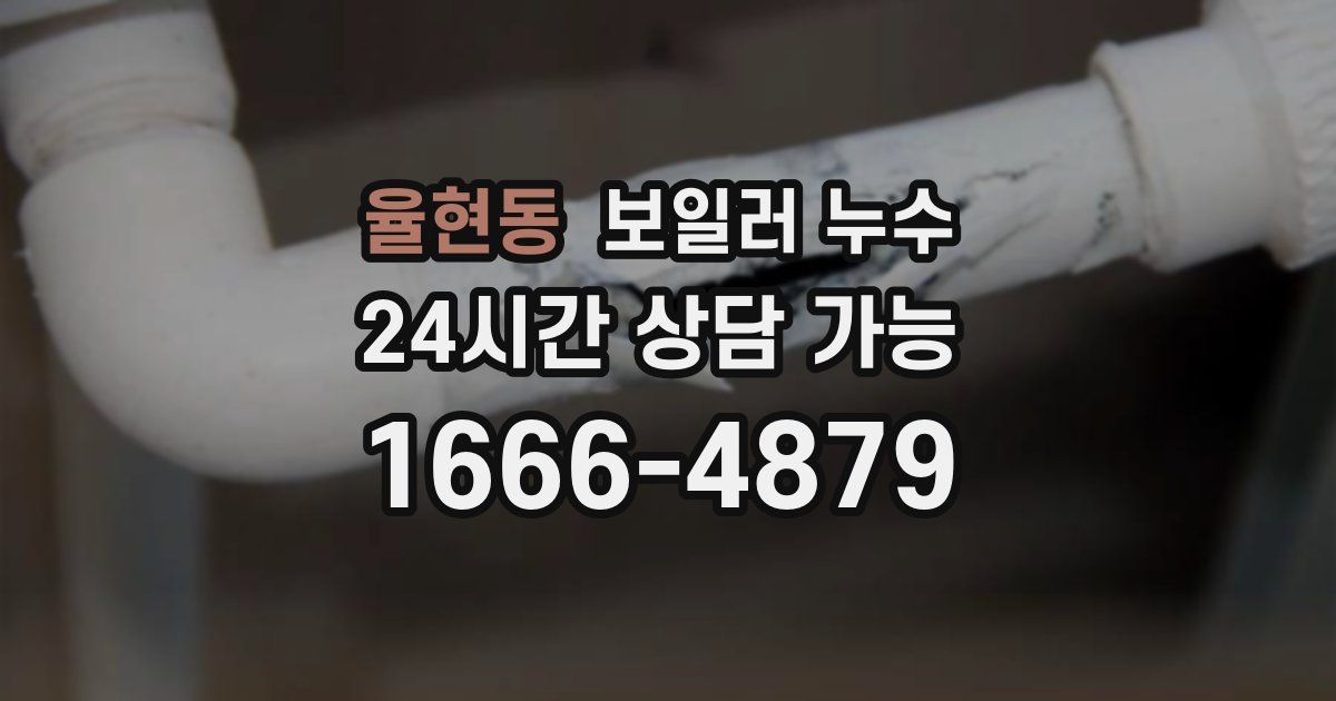 율현동 보일러 누수