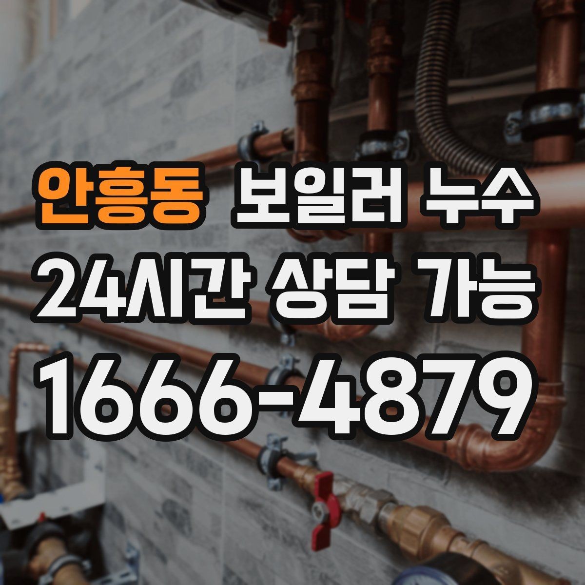안흥동 보일러 누수 보일러실 주변만 유독 축축한 이유