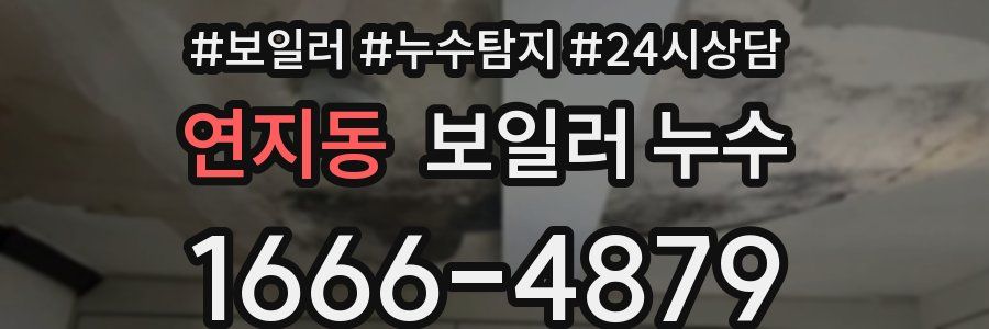 연지동 누수탐지