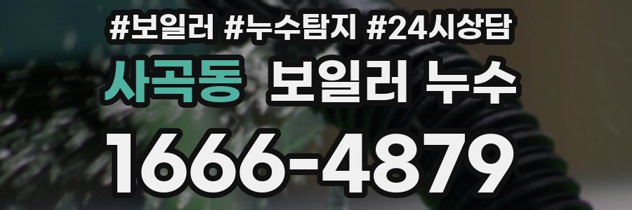 사곡동 누수탐지