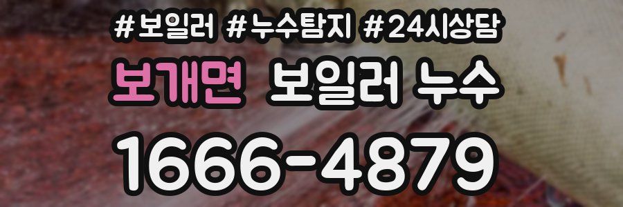 보개면 누수탐지