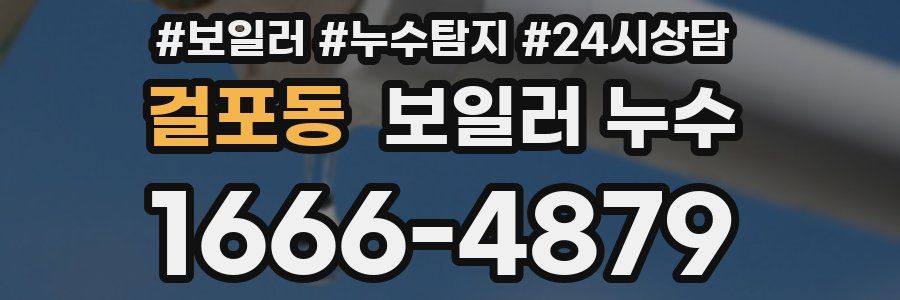 걸포동 누수탐지