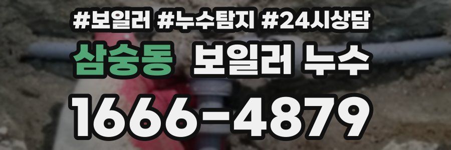 삼숭동 누수탐지