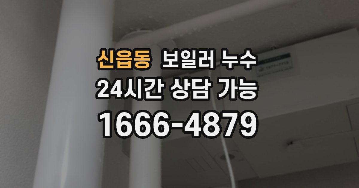 신읍동 보일러 누수