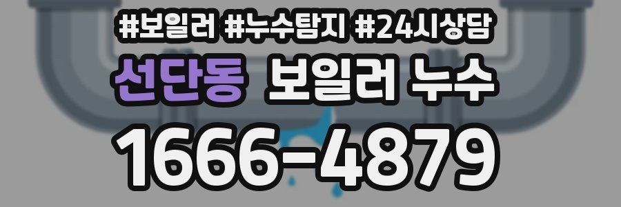 선단동 누수탐지