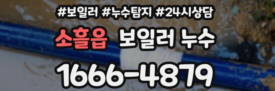 소흘읍 누수탐지