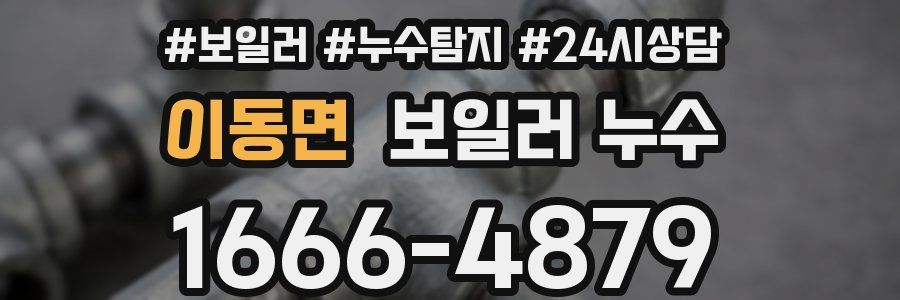 이동면 누수탐지