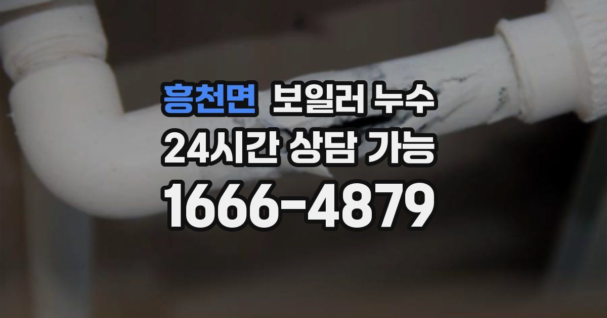 흥천면 보일러 누수