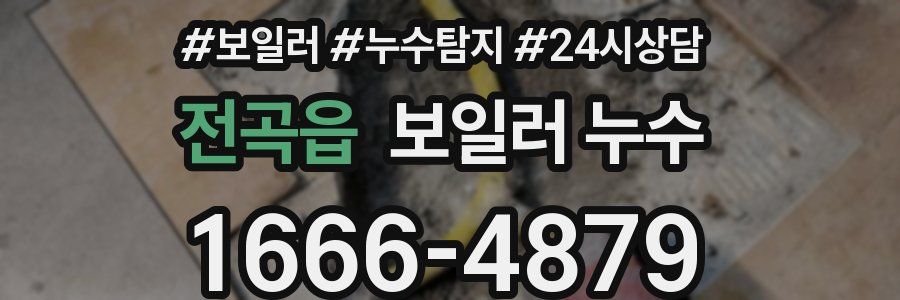 전곡읍 누수탐지