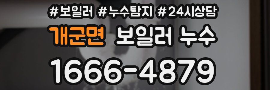 개군면 누수탐지