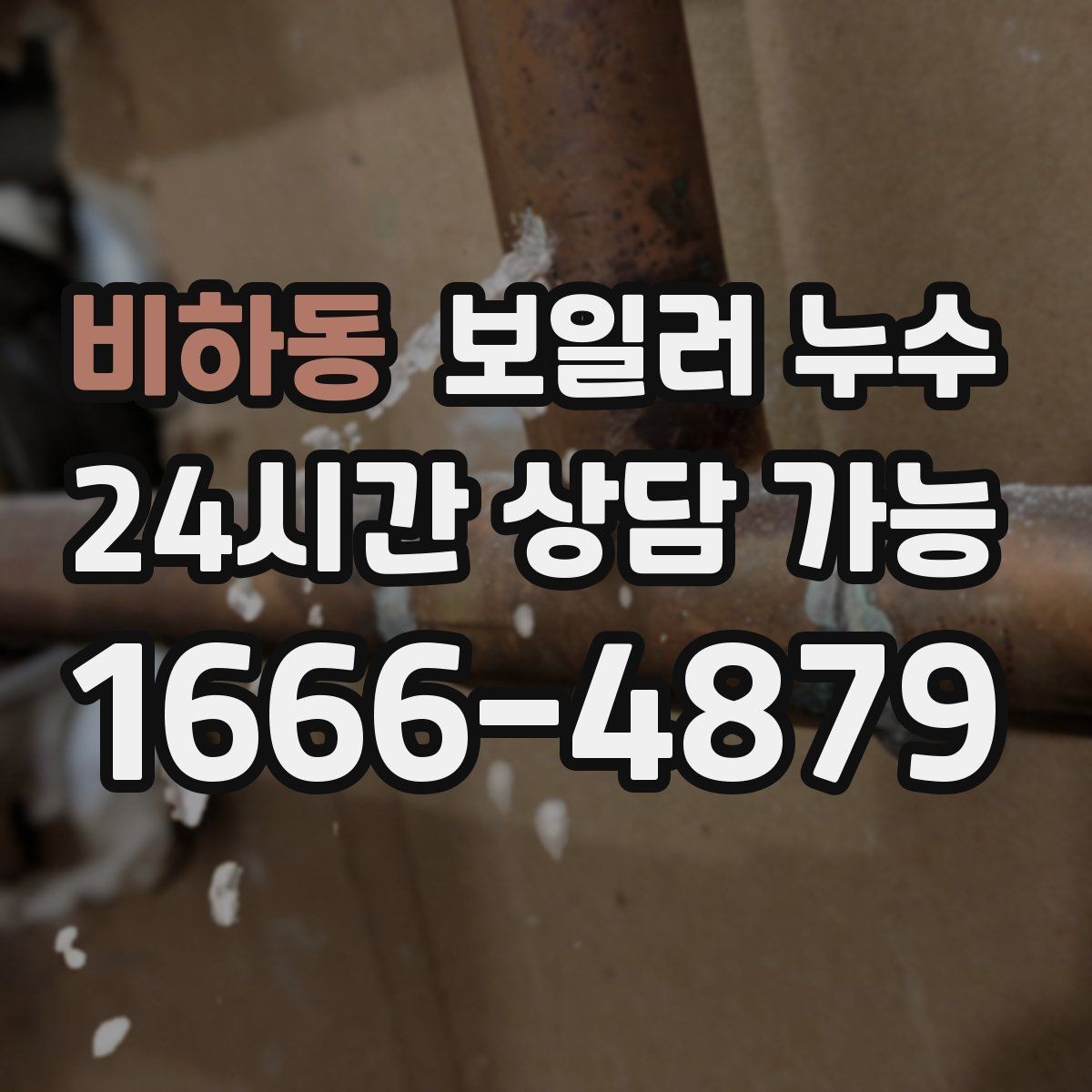 비하동 보일러 누수 몰딩 주변 변색이 커질 때 점검