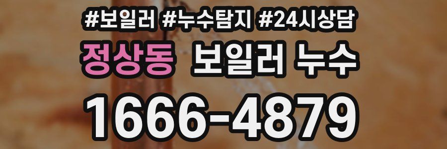 정상동 누수탐지