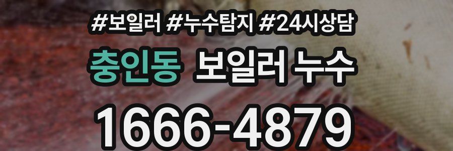 충인동 누수탐지