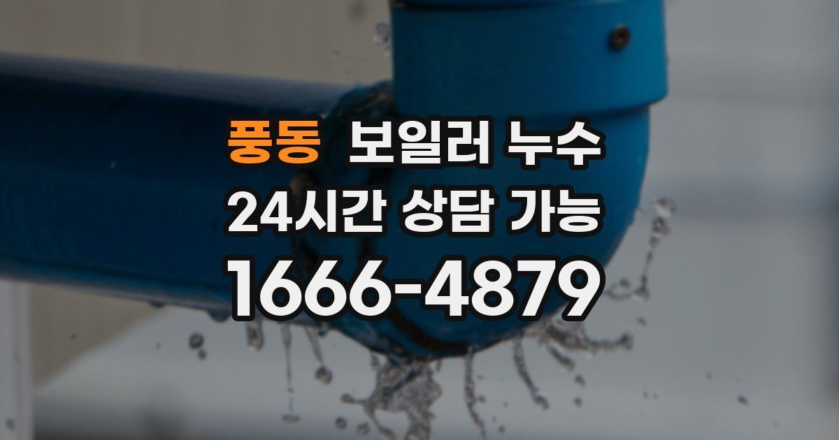 풍동 보일러 누수