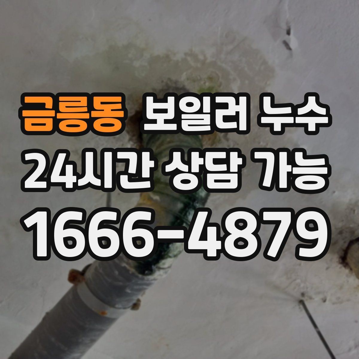 금릉동 보일러 누수 보일러실 벽면 변색이 보일 때