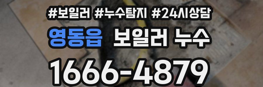 영동읍 누수탐지