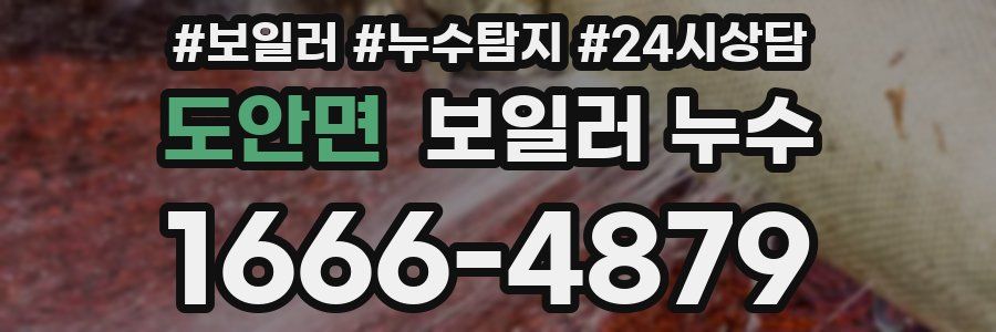 도안면 누수탐지