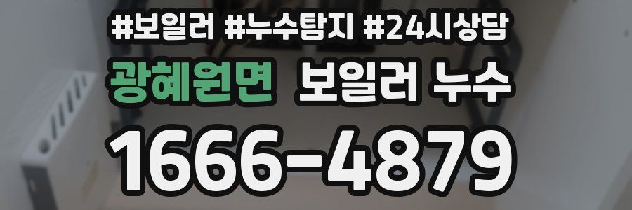 광혜원면 누수탐지