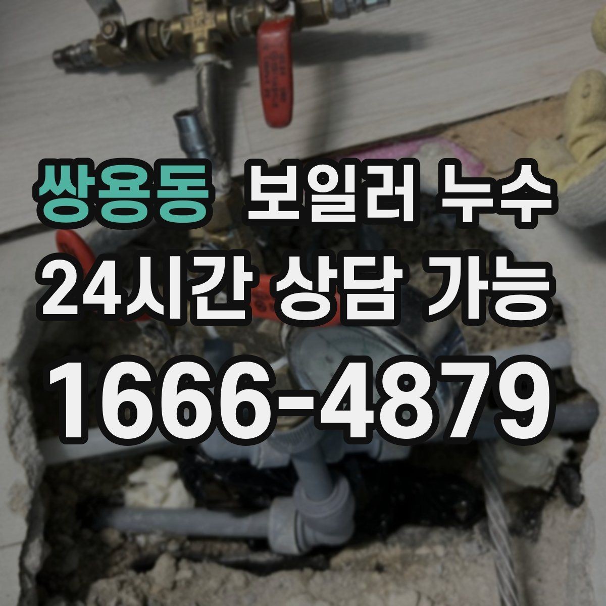 쌍용동 보일러 누수 보일러실 주변만 유독 축축한 이유