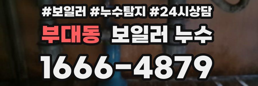 부대동 누수탐지