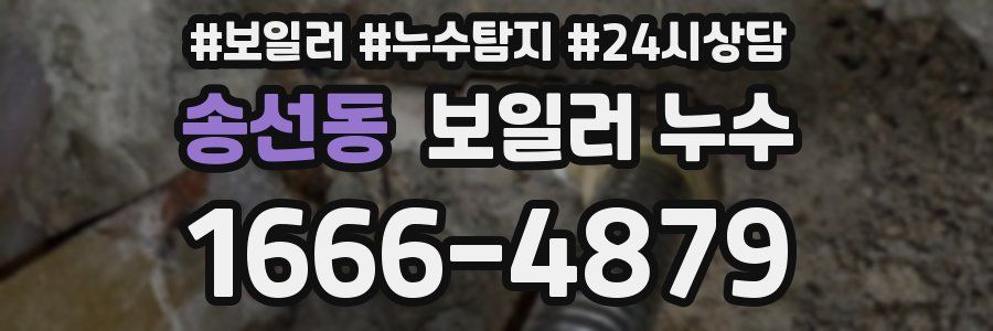 송선동 누수탐지