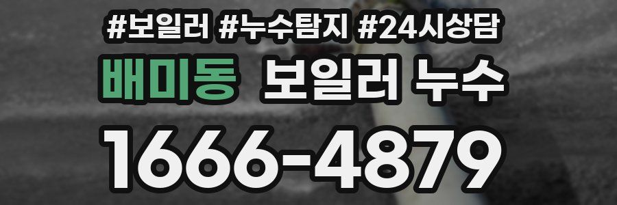 배미동 누수탐지