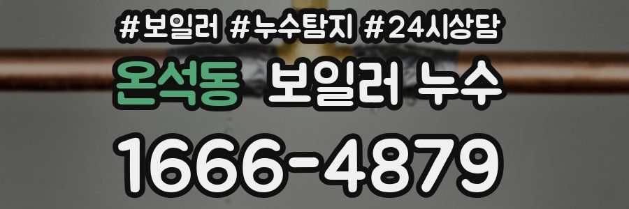 온석동 누수탐지