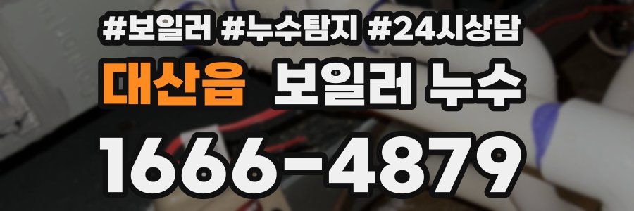 대산읍 누수탐지