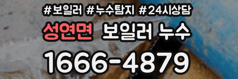 성연면 누수탐지