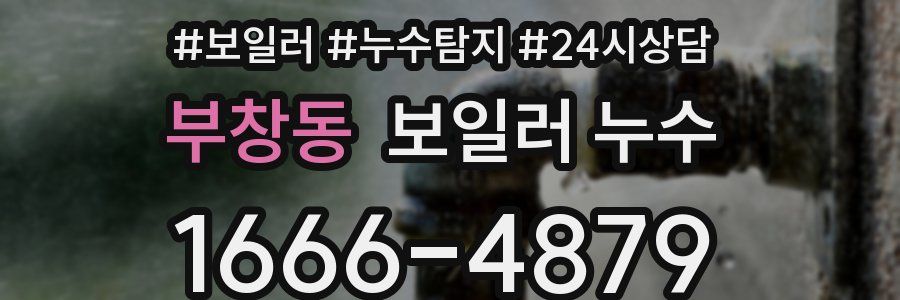 부창동 누수탐지