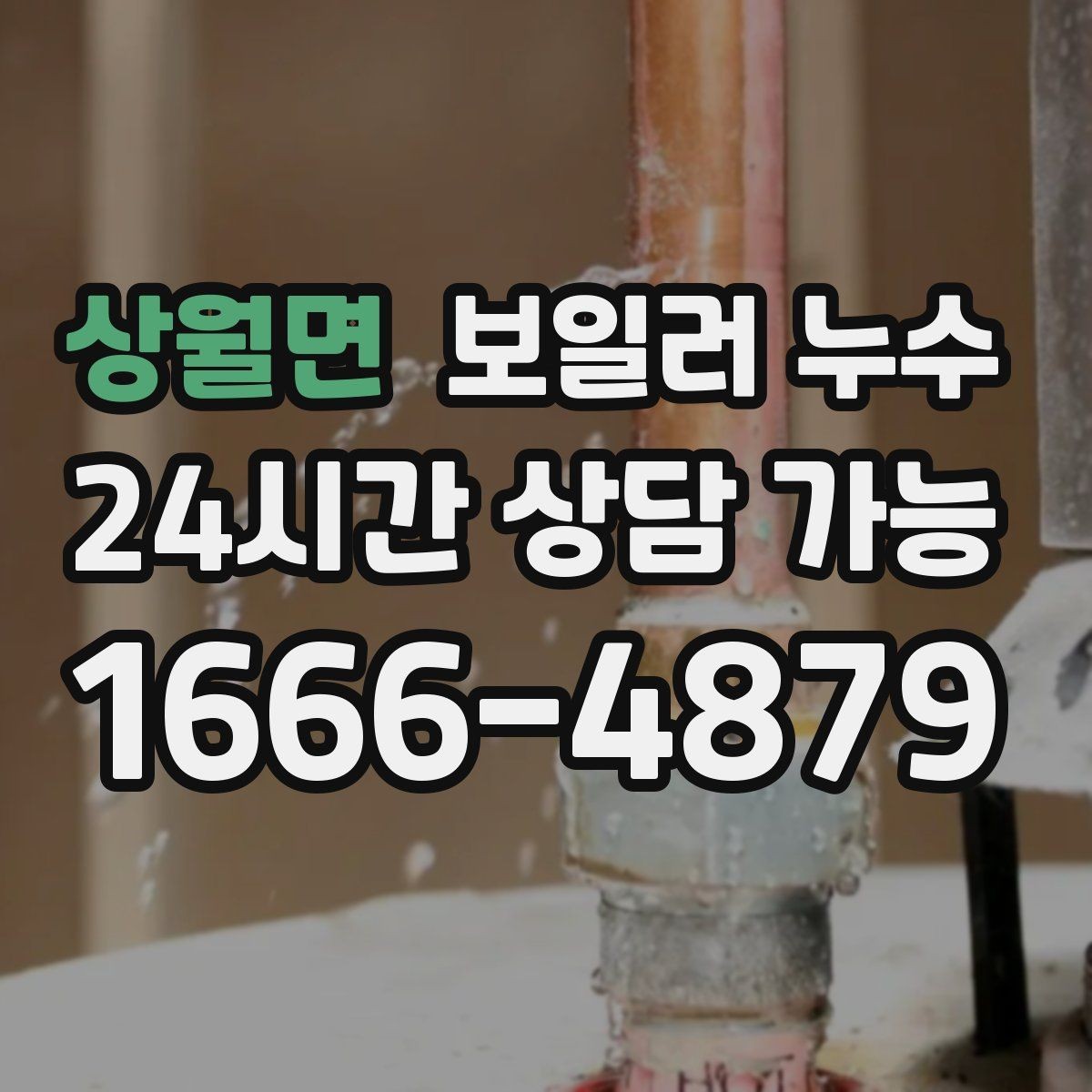 상월면 보일러 누수 특정 방만 유독 축축할 때 확인