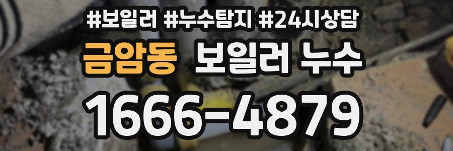 금암동 누수탐지