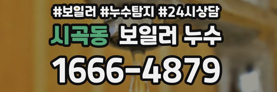 시곡동 누수탐지