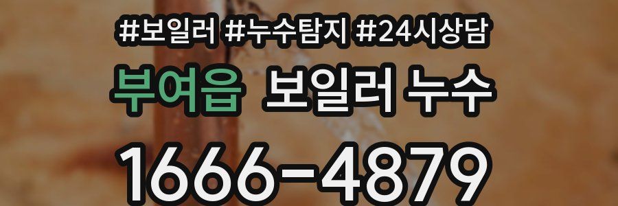 부여읍 누수탐지