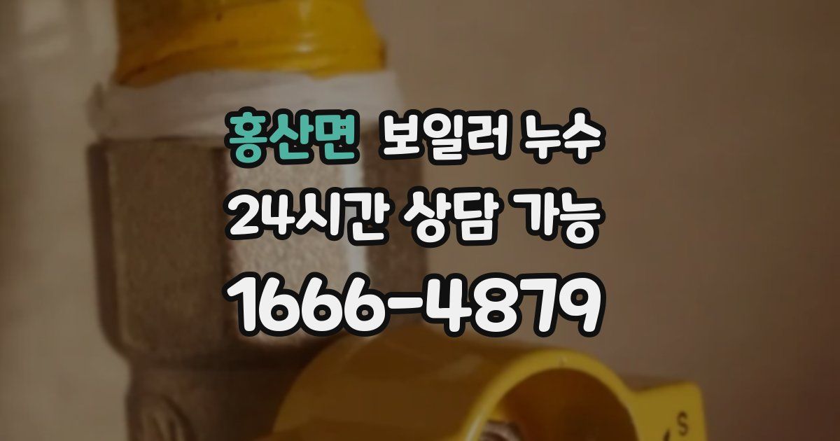 홍산면 보일러 누수