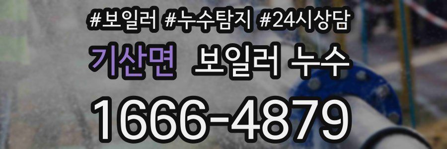 기산면 누수탐지