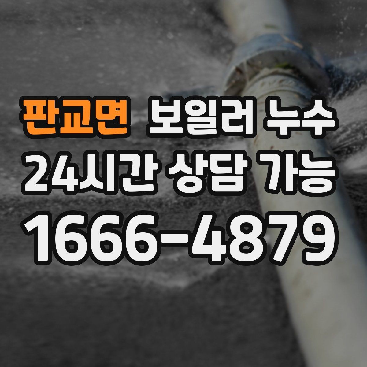 판교면 보일러 누수 거실만 젖는 경우 점검 포인트