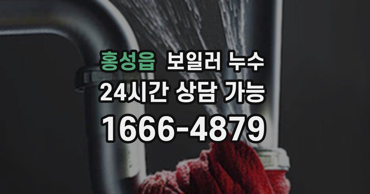 홍성읍 보일러 누수