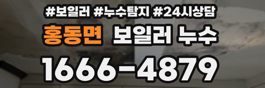 홍동면 누수탐지