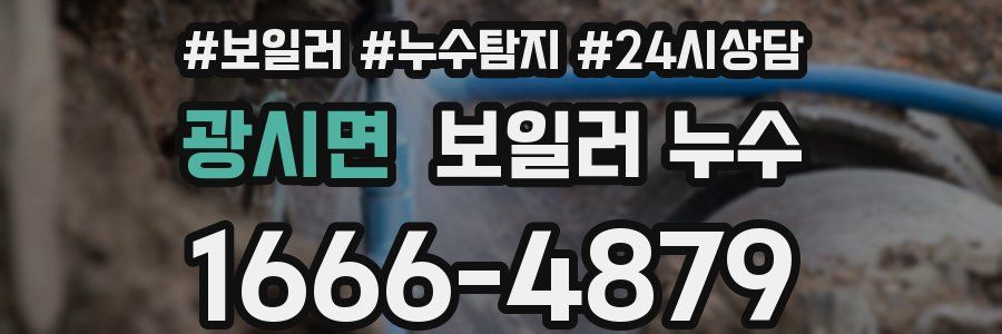 광시면 누수탐지