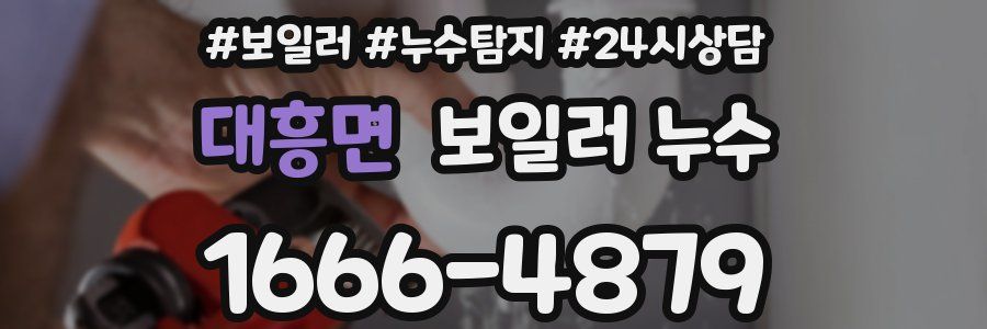 대흥면 누수탐지