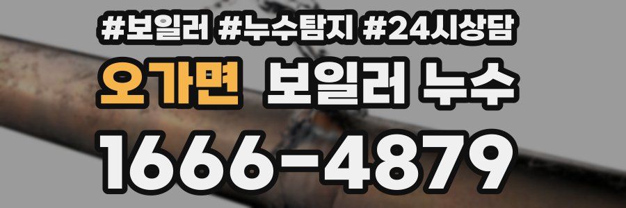 오가면 누수탐지